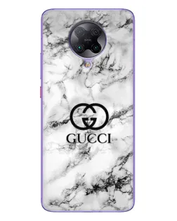 Чохол для Xiaomi POCO F2 Pro з картинкою «Gucci — мармуровий шик»