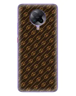 Чохол для Xiaomi POCO F2 Pro з картинкою «Gucci — золоті діагоналі»