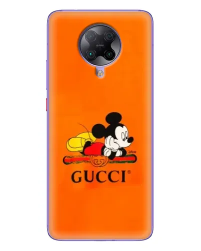 Чехол для Xiaomi POCO F2 Pro с картинкой «Микки Маус Gucci — оранж» Чехол для Xiaomi POCO F2 Pro с картинкой «Микки Маус Gucci — оранж»