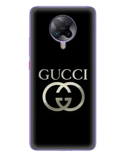 Чехол для Xiaomi POCO F2 Pro с картинкой «Gucci — золото на черном» Чехол для Xiaomi POCO F2 Pro с картинкой «Gucci — золото на черном»