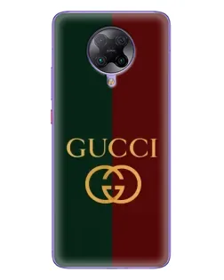 Чохол для Xiaomi POCO F2 Pro з картинкою «Gucci — темно-зелений градієнт»