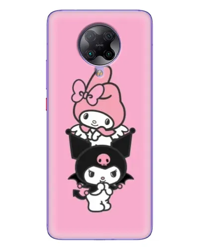 Чехол для Xiaomi POCO F2 Pro с картинкой «My Melody и Kuromi»