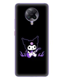 Чехол для Xiaomi POCO F2 Pro с картинкой «Электрическая Kuromi» Чехол для Xiaomi POCO F2 Pro с картинкой «Электрическая Kuromi»