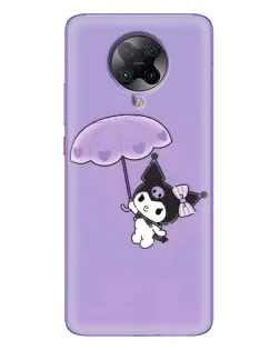 Чехол для Xiaomi POCO F2 Pro с картинкой «Kuromi с зонтиком» Чехол для Xiaomi POCO F2 Pro с картинкой «Kuromi с зонтиком»