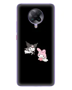 Чехол для Xiaomi POCO F2 Pro с картинкой «My Melody и Kuromi» Чехол для Xiaomi POCO F2 Pro с картинкой «My Melody и Kuromi»