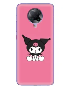 Чехол для Xiaomi POCO F2 Pro с картинкой «Хмурая Kuromi» Чехол для Xiaomi POCO F2 Pro с картинкой «Хмурая Kuromi»