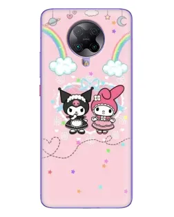 Чехол для Xiaomi POCO F2 Pro с картинкой «My Melody и Kuromi» Чехол для Xiaomi POCO F2 Pro с картинкой «My Melody и Kuromi»