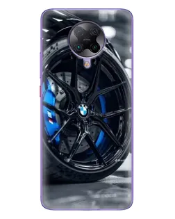 Чохол для Xiaomi POCO F2 Pro з картинкою «Колесо BMW зблизька»