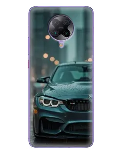 Чохол для Xiaomi POCO F2 Pro з картинкою «BMW у вогнях міста»