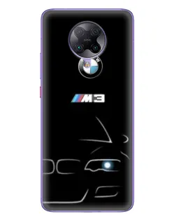 Чохол для Xiaomi POCO F2 Pro з картинкою «Мінімалістичний принт BMW M3»
