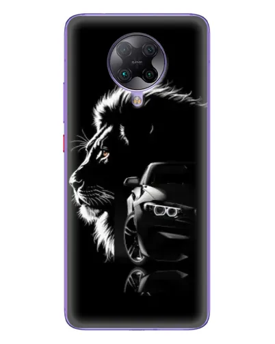 Чохол для Xiaomi POCO F2 Pro з картинкою «BMW та лев» Чохол для Xiaomi POCO F2 Pro з картинкою «BMW та лев»