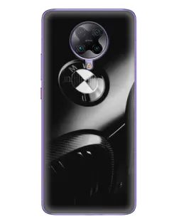 Чохол для Xiaomi POCO F2 Pro з картинкою «Емблема BMW — макро»