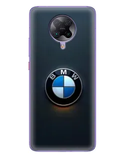 Чохол для Xiaomi POCO F2 Pro з картинкою «Логотип BMW — мінімалізм»