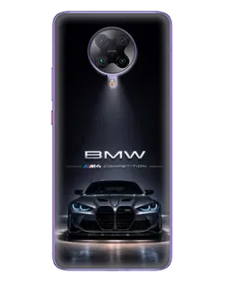 Чехол для Xiaomi POCO F2 Pro с картинкой «BMW сквозь ночной город» Чехол для Xiaomi POCO F2 Pro с картинкой «BMW сквозь ночной город»