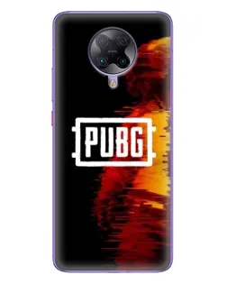 Чохол для Xiaomi POCO F2 Pro з картинкою «Яскравий логотип PUBG»