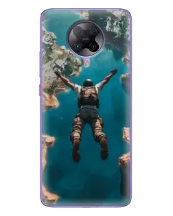 Чохол для Xiaomi POCO F2 Pro з картинкою «PUBG — вільне падіння»