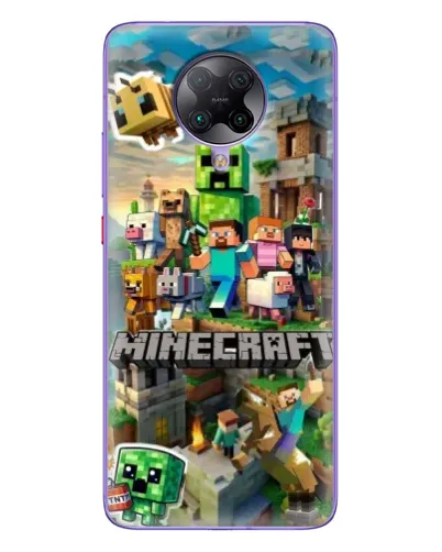 Чохол для Xiaomi POCO F2 Pro з картинкою «Замок Minecraft»