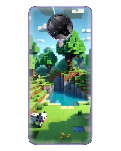Чохол для Xiaomi POCO F2 Pro з картинкою «Minecraft літній день»