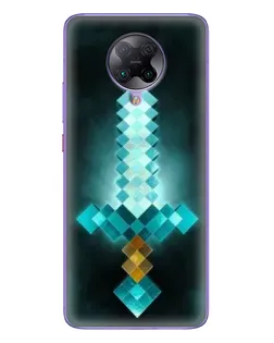 Чохол для Xiaomi POCO F2 Pro з картинкою «Алмазний меч неон»