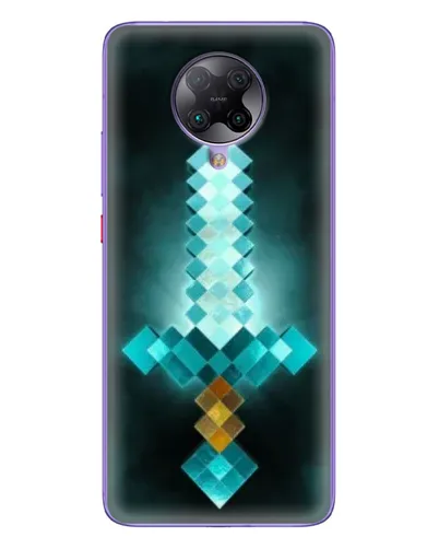 Чохол для Xiaomi POCO F2 Pro з картинкою «Алмазний меч неон»