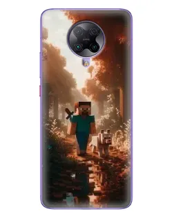 Чохол для Xiaomi POCO F2 Pro з картинкою «Стів у лісі»