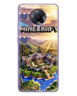 Чохол для Xiaomi POCO F2 Pro з картинкою «Minecraft панорама»