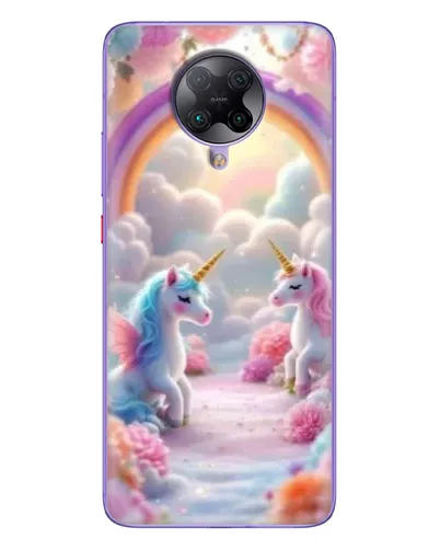 Чехол для Xiaomi POCO F2 Pro с картинкой «Радуга и единороги» Чехол для Xiaomi POCO F2 Pro с картинкой «Радуга и единороги»