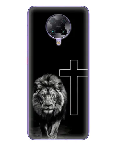 Чехол для Xiaomi POCO F2 Pro с картинкой «Лев и Крест» Чехол для Xiaomi POCO F2 Pro с картинкой «Лев и Крест»