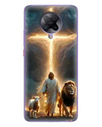 Чехол для Xiaomi POCO F2 Pro с картинкой «Лев Иуды и Свет» Чехол для Xiaomi POCO F2 Pro с картинкой «Лев Иуды и Свет»