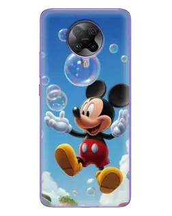 Чехол для Xiaomi POCO F2 Pro с картинкой «Mickey и мыльные пузыри» Чехол для Xiaomi POCO F2 Pro с картинкой «Mickey и мыльные пузыри»