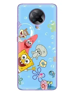 Чехол для Xiaomi POCO F2 Pro с картинкой «Веселые пузырьки» Чехол для Xiaomi POCO F2 Pro с картинкой «Веселые пузырьки»