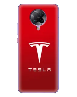 Чехол для Xiaomi POCO F2 Pro с картинкой «Tesla Red Classic» Чехол для Xiaomi POCO F2 Pro с картинкой «Tesla Red Classic»
