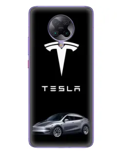 Чехол для Xiaomi POCO F2 Pro с картинкой «Tesla Model Y» Чехол для Xiaomi POCO F2 Pro с картинкой «Tesla Model Y»