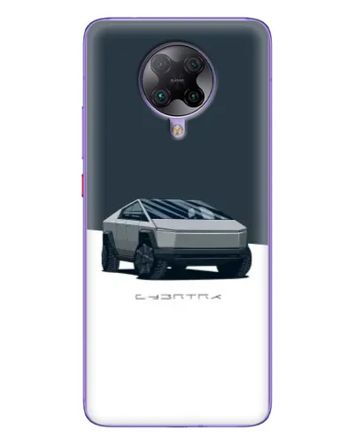 Чехол для Xiaomi POCO F2 Pro с картинкой «Серебристый Cybertruck Tesla» Чехол для Xiaomi POCO F2 Pro с картинкой «Серебристый Cybertruck Tesla»