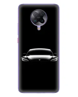 Чехол для Xiaomi POCO F2 Pro с картинкой «Фары Tesla Night» Чехол для Xiaomi POCO F2 Pro с картинкой «Фары Tesla Night»