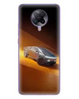 Чехол для Xiaomi POCO F2 Pro с картинкой «Cybertruck в пустыне» Чехол для Xiaomi POCO F2 Pro с картинкой «Cybertruck в пустыне»