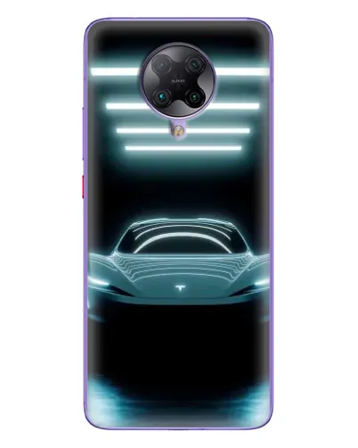 Чехол для Xiaomi POCO F2 Pro с картинкой «Tesla в неоне» Чехол для Xiaomi POCO F2 Pro с картинкой «Tesla в неоне»