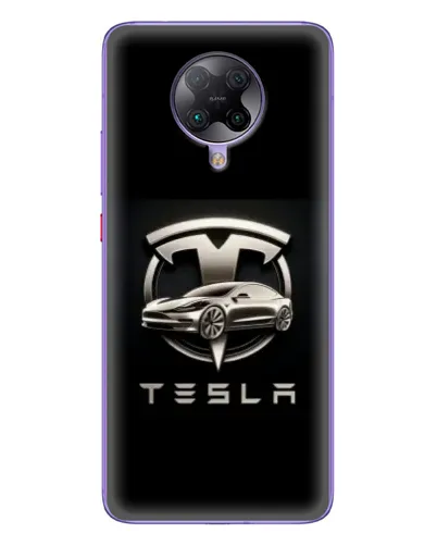 Чехол для Xiaomi POCO F2 Pro с картинкой «Tesla — серебристое авто» Чехол для Xiaomi POCO F2 Pro с картинкой «Tesla — серебристое авто»