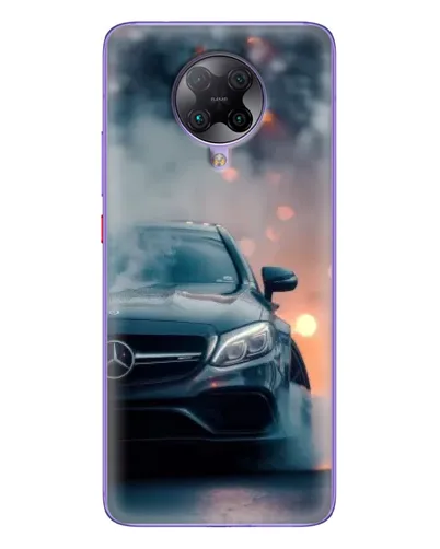 Чохол для Xiaomi POCO F2 Pro з картинкою «Mercedes — нічне місто»