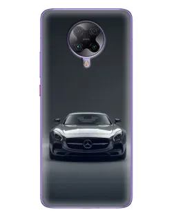 Чохол для Xiaomi POCO F2 Pro з картинкою «Mercedes на чорному»