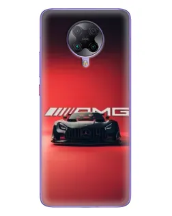 Чохол для Xiaomi POCO F2 Pro з картинкою «Mercedes AMG — червона лінія»