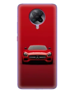 Чохол для Xiaomi POCO F2 Pro з картинкою «Червоний Mercedes AMG»