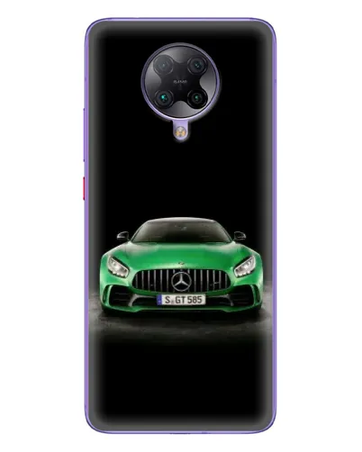 Чохол для Xiaomi POCO F2 Pro з картинкою «Mercedes — неоновий лого»