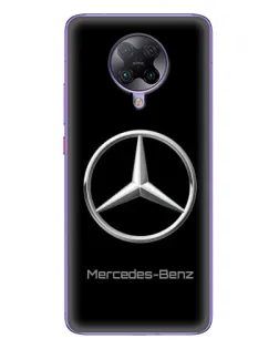 Чохол для Xiaomi POCO F2 Pro з картинкою «Mercedes Silver Logo»