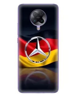 Чохол для Xiaomi POCO F2 Pro з картинкою «Mercedes — прапор Німеччини»