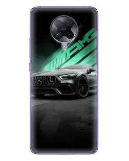 Чохол для Xiaomi POCO F2 Pro з картинкою «Темний Mercedes AMG»