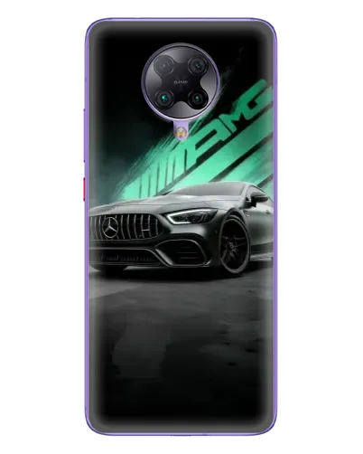 Чохол для Xiaomi POCO F2 Pro з картинкою «Темний Mercedes AMG»