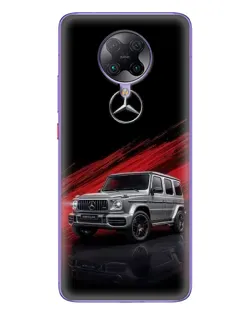 Чохол для Xiaomi POCO F2 Pro з картинкою «Mercedes G-Class червоний»