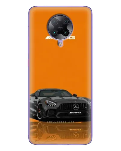 Чохол для Xiaomi POCO F2 Pro з картинкою «Помаранчевий Mercedes AMG»