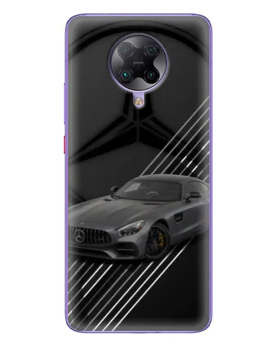 Чохол для Xiaomi POCO F2 Pro з картинкою «Mercedes AMG — графіка»